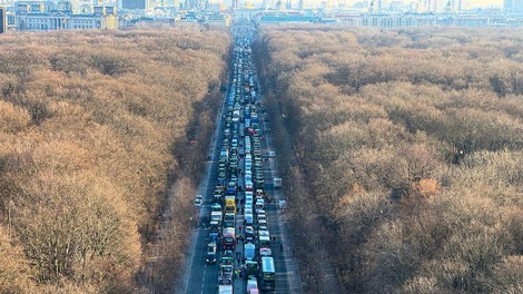 protest kmetje nemčija