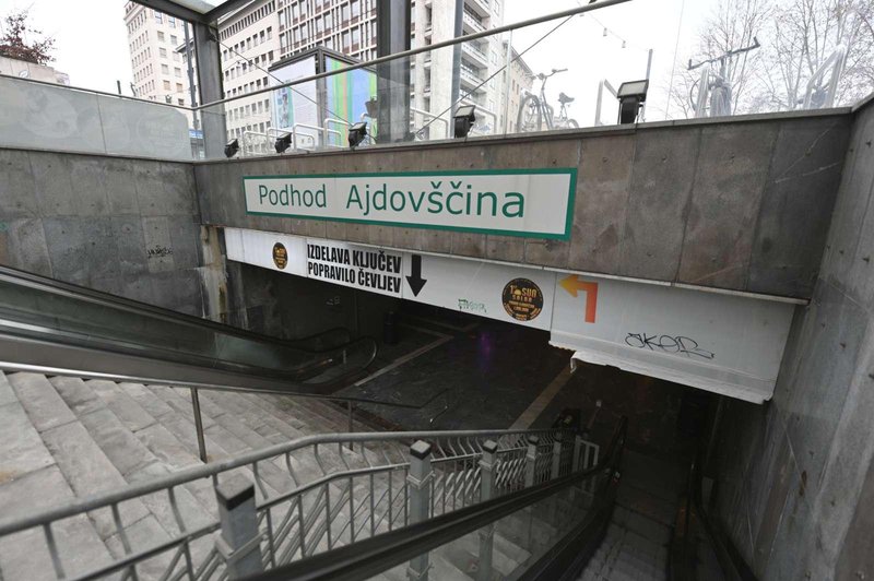 Dobra novica za Ljubljančane: začetek gradnje minipleksa v podhodu Ajdovščina morda že letos (foto: STA)