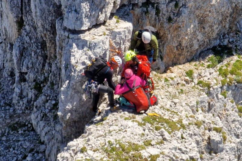 Lani rekordno število nesreč v gorah (kaj je krivo?) (foto: Facebook/Gorska reševalna zveza Slovenije)