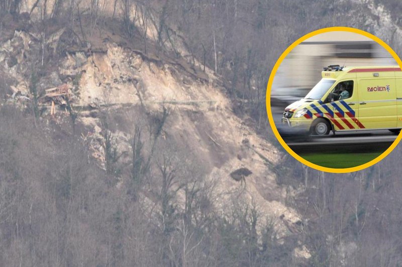 Nesreča v Tolminu: plaz odnesel moškega, ki je kljub pomoči umrl (foto: Facebook/občina Tolmin/Bobo/fotomontaža)