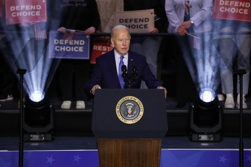 Biden: "Zdaj je jasno, da bo republikanski kandidat Donald Trump" (foto: Profimedia)