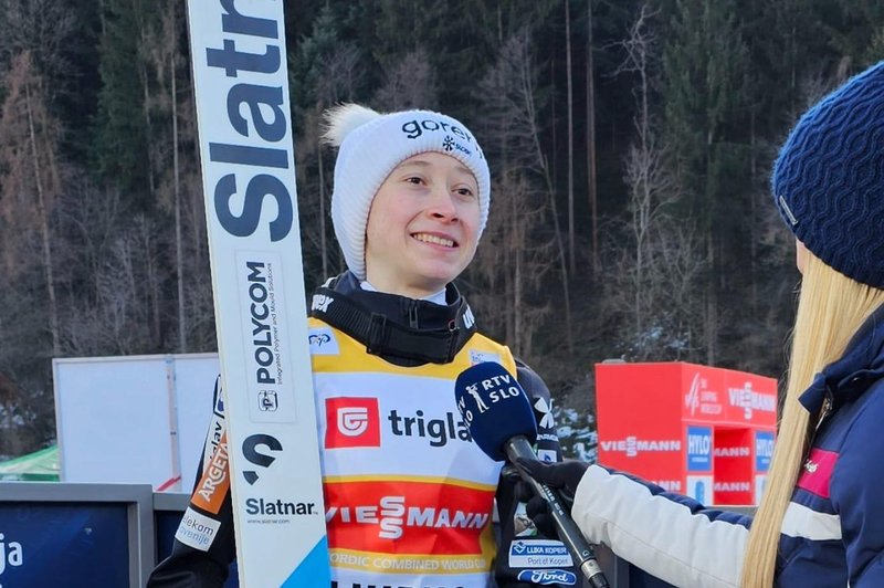 Kakšen nastop! Nika Prevc pred domačimi navijači osvojila izvrstno mesto (foto: Facebook/Ljubno FIS Ski Jumping World Cup Women)