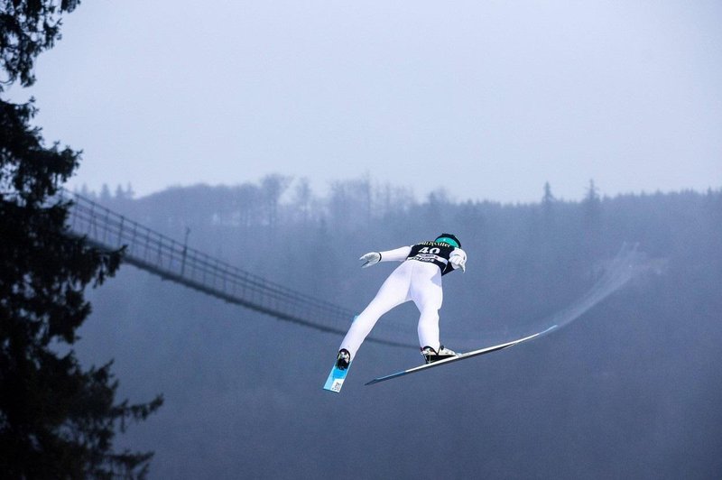 Lovro Kos poletel do prve zmage v svetovnem pokalu (foto: Profimedia)