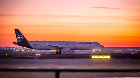 Lufthansa letalski promet stavka Nemčija