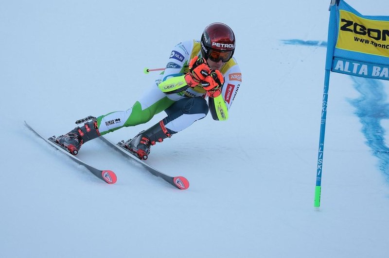 Žan Kranjec znova dosegel vrhunski rezultat (v veleslalomskem seštevku je trenutno na tretjem mestu) (foto: Profimedia)