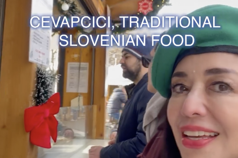 Čevapčiči, tradicionalna slovenska hrana? Objava turistke razburila splet (foto: Facebook/Rebecca Singson MD/posnetek zaslona)