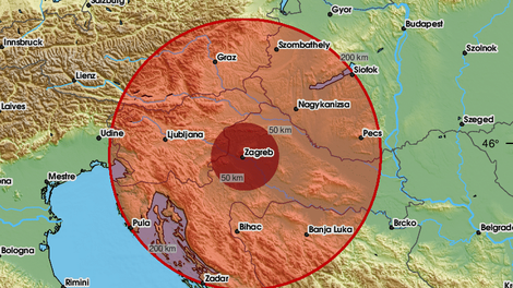 Dva potresa zbudila prebivalce Zagreba, tresenje tal čutili tudi Slovenci