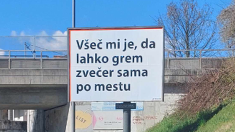 Po mestu so se pojavili skrivnosti plakati: kdo je naročnik in kaj o tem meni Mestna občina Ljubljana?