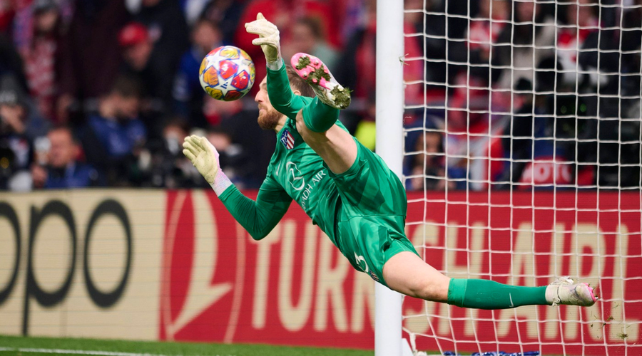 Znani so pari četrtfinala lige prvakov: Jan Oblak in soigralci iz Atletica so se izognili najtežjim nasprotnikom (foto: Profimedia)