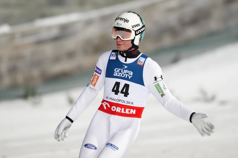 Kvalifikacije v Garmischu Avstrijcu, od Slovencev se je najvišje uvrstil Anže Lanišek (foto: Profimedia)