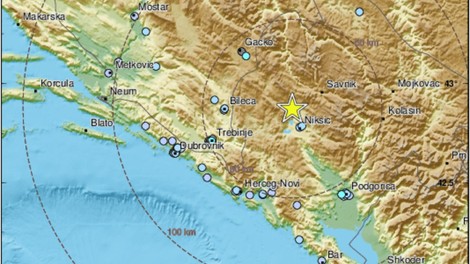 Prebivalce Črne gore presenetil potres, čutili so ga tudi v BiH in na Hrvaškem