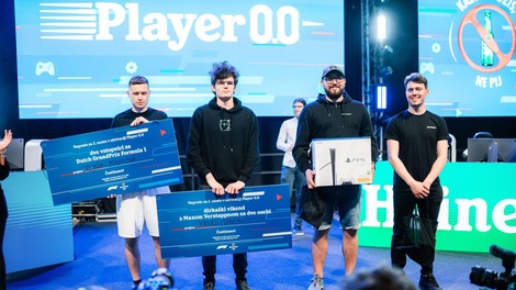 Z Maxom Verstappnom se bo v globalnem finalu aktivacije Player 0.0 pomeril 18-letni Tržičan