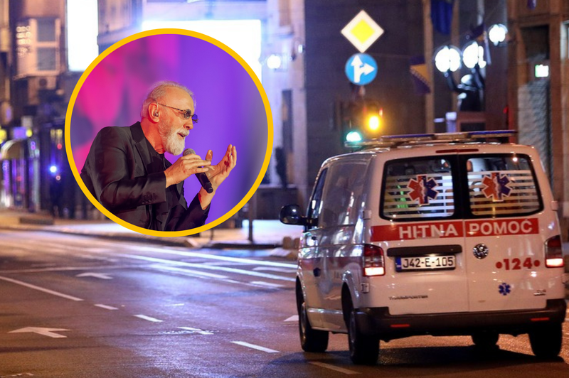 Oboževalci v strahu: v rešilcu pevec Dino Merlin (znane podrobnosti) (foto: Profimedia/Željko Vidinović/fotomontaža)