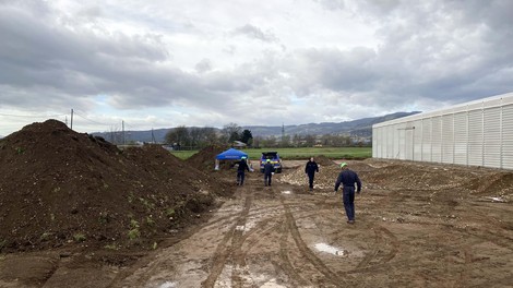 letalska bomba, gradbišče, nova gorica