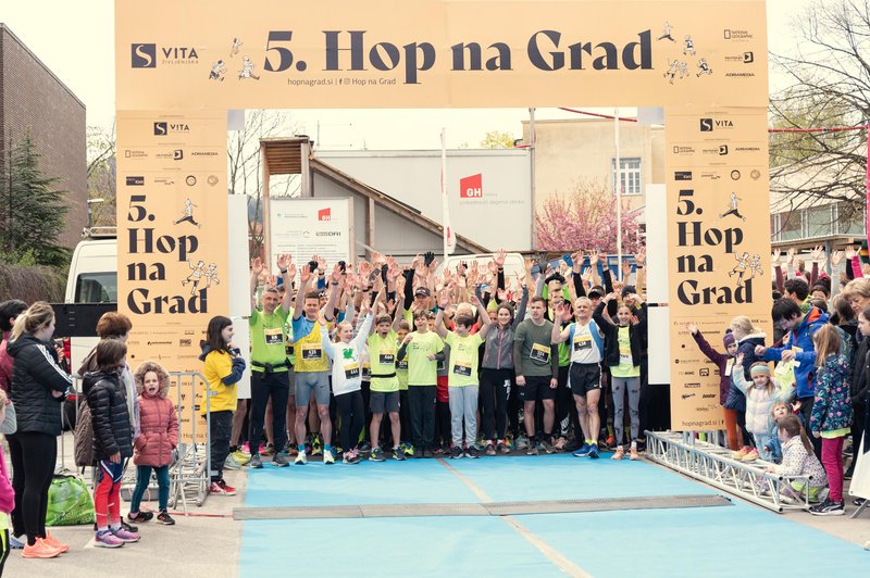 6. Hop na Grad – tek za otroke na Pediatrični kliniki (foto: promocijska fotografija)