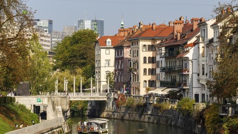 ljubljana center ljubljanica