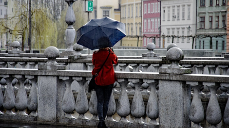 vreme Ljubljana dež