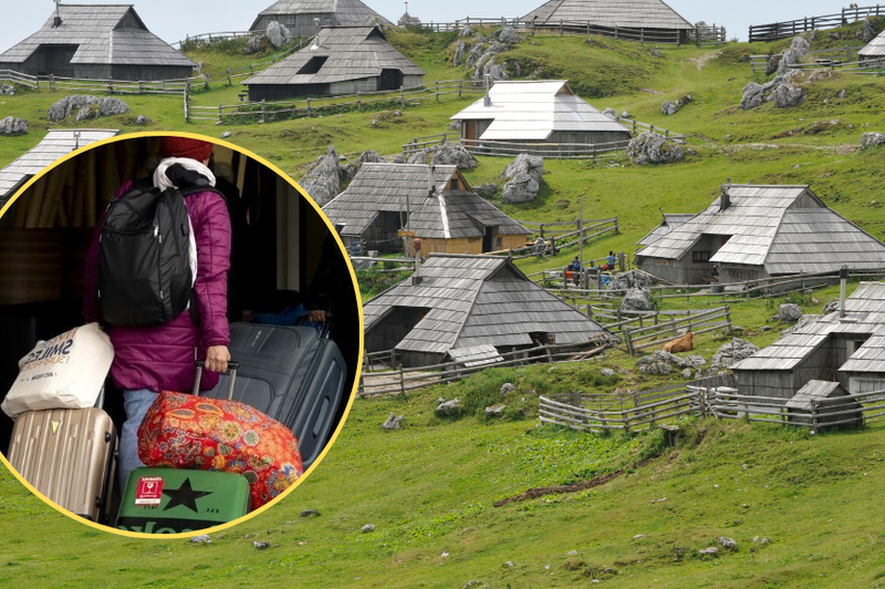 Turistka z 'neumnim' vprašanjem: na Veliko planino bi šla s potovalnimi kovčki. So jo sploh vzeli resno? (foto: Profimedia/Bobo/fotomontaža)