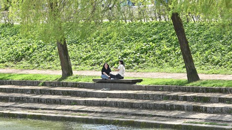 Sončno vreme ob Ljubljanici