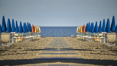 lignano plaža morje italija