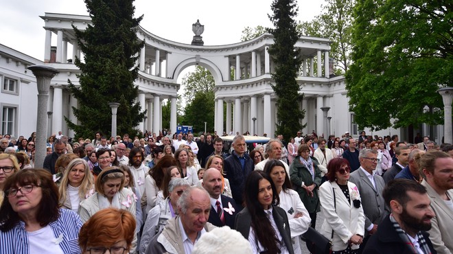 Zadnje slovo od Mance Košir: na ljubljanskih Žalah so v nebo poleteli metulji (FOTO) (foto: Bobo)