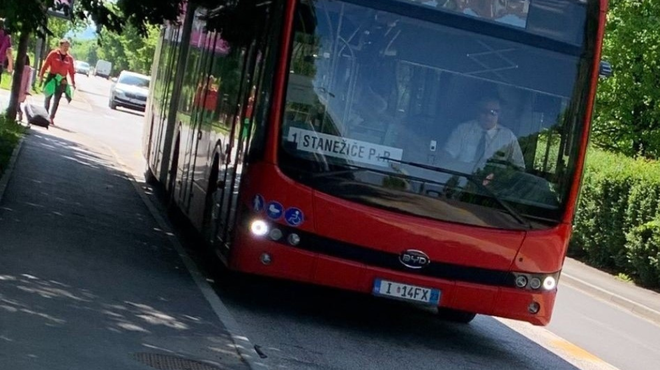 Ste jih opazili? Po Ljubljani vozijo rdeči avtobusi z madžarskimi tablicami - pa veste, zakaj? (foto: Uredništvo)