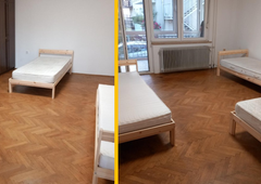 Pozabite na intimo: v Ljubljani na nekaj kvadratnih metrih oddajajo kar 3 postelje, cena pa ...