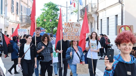 Koper protest ladja Palestina