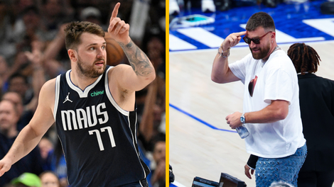 Luka Dončić in Travis Kelce