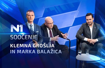 Soočenje Klemna Grošlja in Marka Balažica | N1 STUDIO