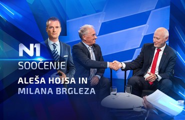 Soočenje Aleša Hojsa in Milana Brgleza | N1 STUDIO