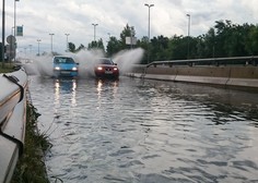 Dež in nevihte zajele dele države: pozor, zaradi vode ovire na cestiščih