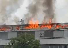 Grozljivi posnetki: ognjeni zublji zajeli tovarno Paloma v Sladkem Vrhu (VIDEO&FOTO)