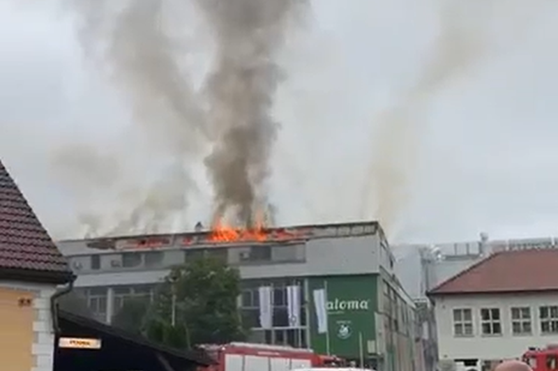 Po požaru v tovarni Paloma so posledice hude: tolikšna je škoda po ocenah policije (foto: Jelka Raduha)