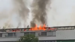 Grozljivi posnetki: ognjeni zublji zajeli tovarno Paloma v Sladkem Vrhu (VIDEO&FOTO)