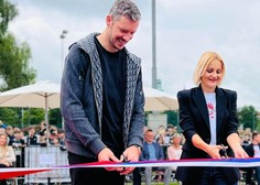 Na Ptuju odprli košarkarsko igrišče Gorana Dragića, na odprtju tudi slovenski zvezdnik (FOTO)