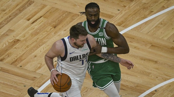 Dončiću se žal ni izšlo: Boston po visoki zmagi do 18. naslova (foto: profimedia)