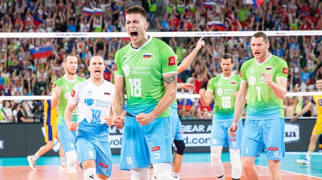 Uspelo jim je! Slovenski odbojkarji odhajajo na olimpijske igre (foto: Facebook/Odbojkarska zveza Slovenije - Volleyball Federation of Slovenia)