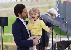 Mali švedski princ konkurira princu Louisu: poglejte, kakšen nagajivček je (FOTO)