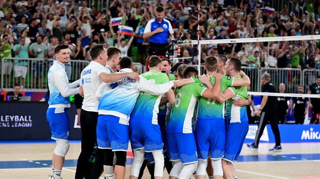 Čestitke! Slovenski odbojkarji v ligi narodov boljši še od Kube (foto: Profimedia)