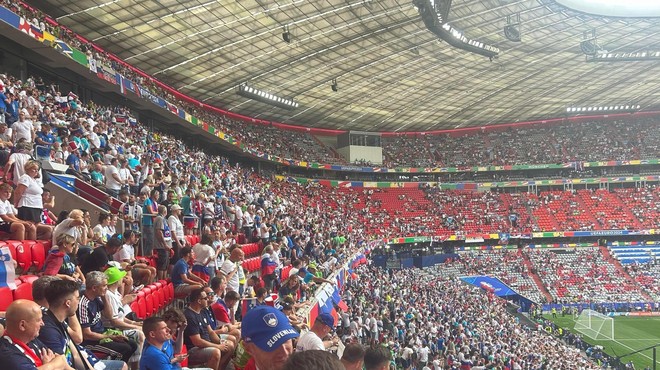 Euro 2024: Allians Arena poka po šivih, za to pa krivi prav Slovenci (VIDEO) (foto: Uredništvo)