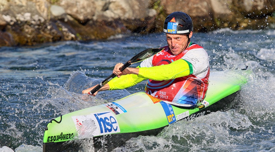 Nejc Žnidarčič z odličnim spustom do skupne zmage v svetovnem pokalu (foto: Nina Jelenc/Bobo)