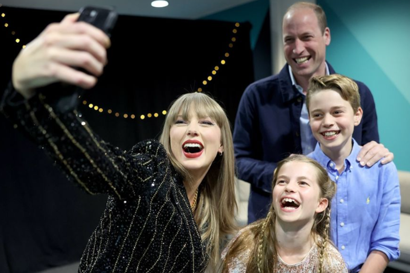 Tako se je princ William z otrokoma zabaval na koncertu Taylor Swift (VIDEO) (foto: princeandprincessofwales/Instagram)