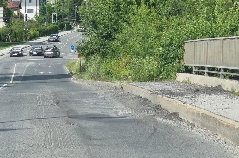 Je to najbolj neprevozen nadvoz za kolesarje v Ljubljani? (foto: Pobude meščanov)