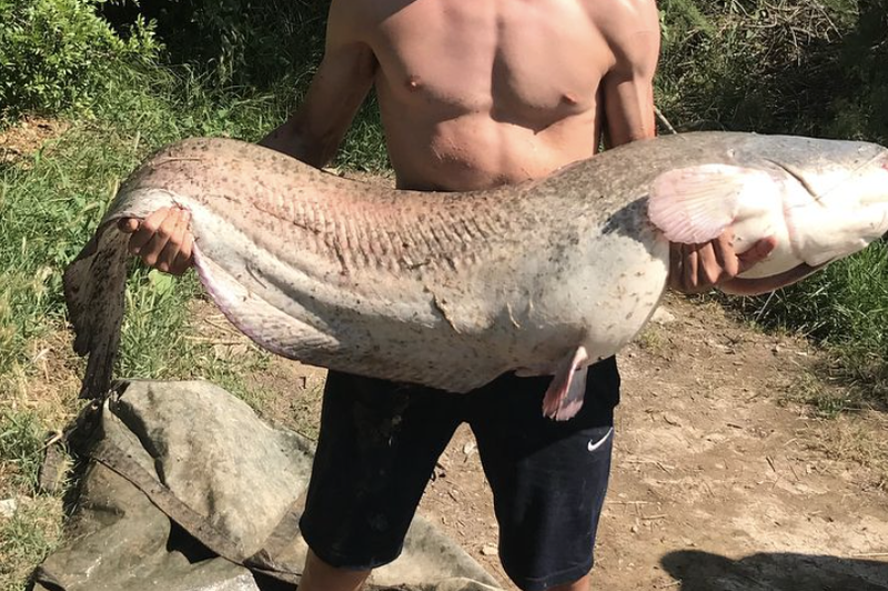 Pred pomembnim obračunom: angleški nogometaš pred tekmo s Slovenijo lovi ribe (foto: Instagram Phil Foden)