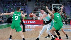 Slovenija na krilih izjemnega Luke Dončića premagala Brazilijo