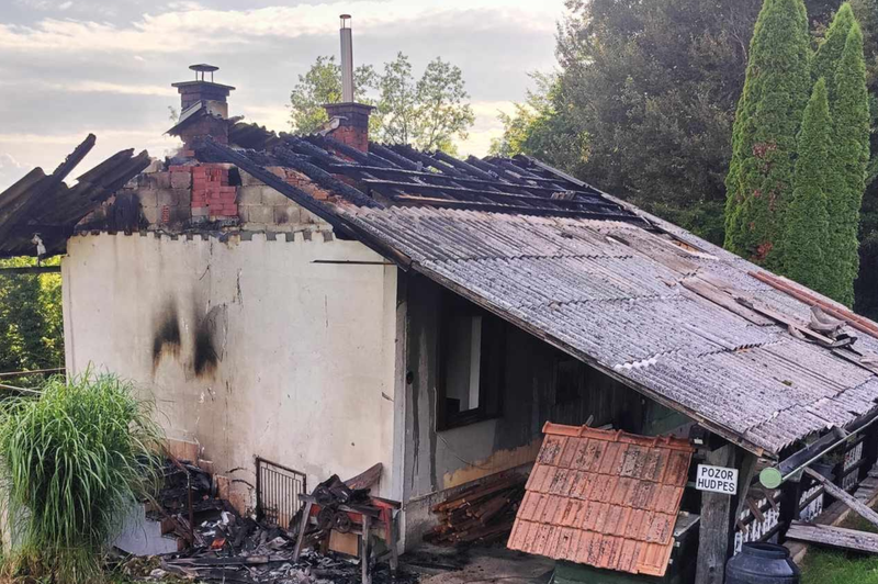 Požar zajel hišo v Sevnici: nastalo za več deset tisoč evrov škode, lastnico oskrbeli reševalci (foto: Facebook/PGD Sevnica)