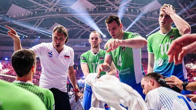 Slovenski odbojkarji ostali brez finala: Japonci so bili (ponovno) premočni (foto: Facebook/Odbojkarska zveza Slovenije - Volleyball Federation of Slovenia)