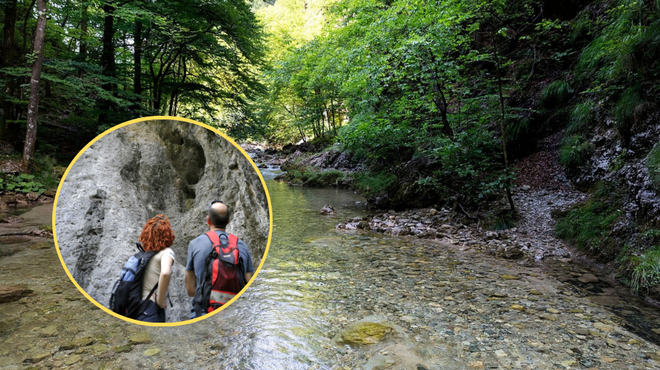 Pobeg iz pregretega betona brez kolon: osvežitev v skriti soteski blizu Ljubljane, jo poznate? (foto: Profimedia/Bobo/fotomontaža)