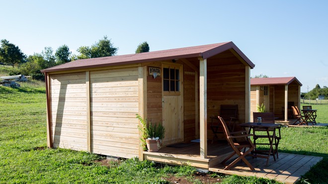 Glamping v kraju Drskovče. (foto: Valter Leban/Bobo)